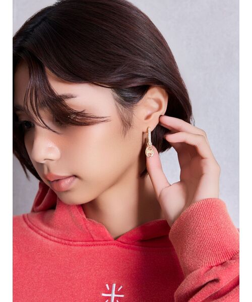 GYDA（ジェイダ）の「JEYSUS SymmetryGYDA ラインストーンピアス（ピアス（両耳用）・レディース・ゴールド/シルバー・FREE）」の11枚目の写真