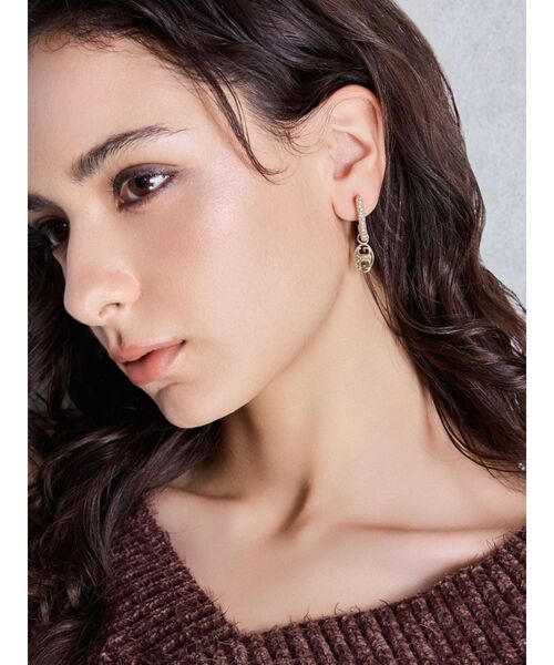 GYDA（ジェイダ）の「JEYSUS SymmetryGYDA ラインストーンピアス（ピアス（両耳用）・レディース・ゴールド/シルバー・FREE）」の13枚目の写真