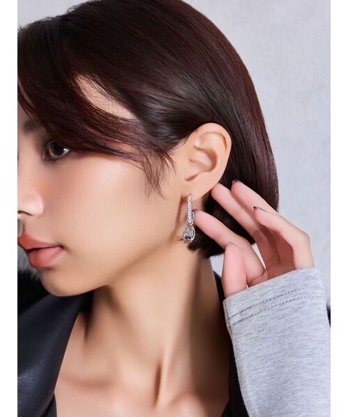 GYDA（ジェイダ）の「JEYSUS SymmetryGYDA ラインストーンピアス（ピアス（両耳用）・レディース・ゴールド/シルバー・FREE）」の15枚目の写真