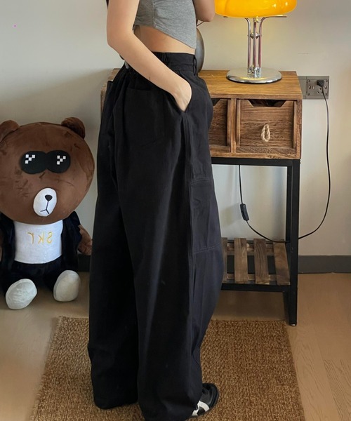 REBALANCE(リバランス)の「ワイドカジュアルパンツ(その他パンツ・レディース・A/B・LARGE/MEDIUM/X-LARGE)」の9枚目の写真