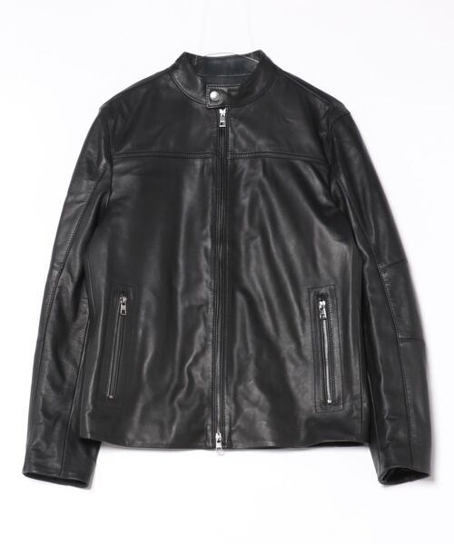 MICHAEL KORS(マイケルコース)の「レザー レーサー ジャケット(ライダースジャケット・メンズ・ブラック・M/S/XL/L)」の3枚目の写真