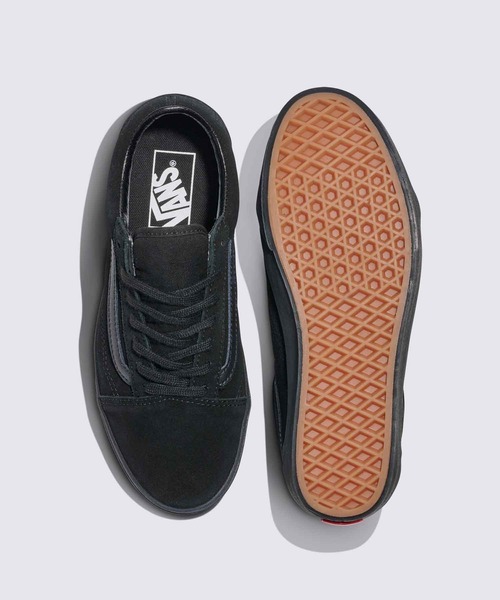 VANS(バンズ)の「オールドスクール ロープロ(スニーカー・メンズ・ネイビー/ブラック×ブラック・4/6/6.5/5/7/5.5/4.5)」の8枚目の写真