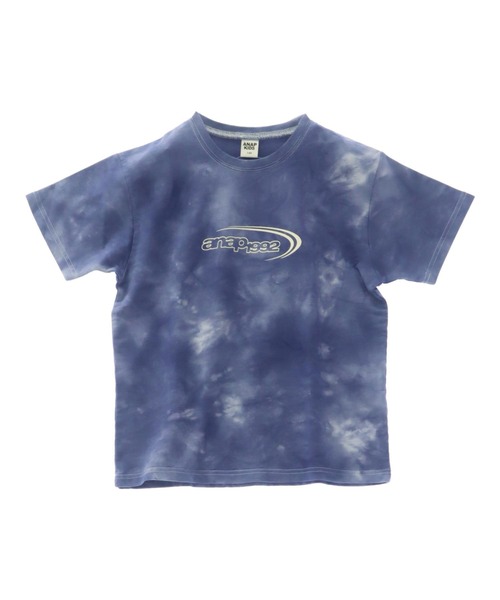 ANAP kids(アナップキッズ)の「ミニ裏毛 タイダイ柄 ロゴTシャツ【親子お揃い】(Tシャツ/カットソー・キッズ・ベージュ/ブラック系その他/グレー・130cm/120cm/110cm)」の10枚目の写真