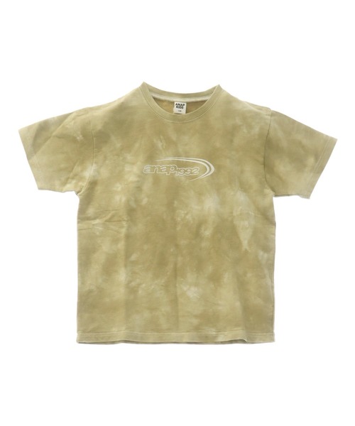 ANAP kids(アナップキッズ)の「ミニ裏毛 タイダイ柄 ロゴTシャツ【親子お揃い】(Tシャツ/カットソー・キッズ・ベージュ/ブラック系その他/グレー・130cm/120cm/110cm)」の4枚目の写真