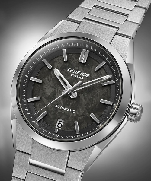 EDIFICE（エディフィス）の「メカニカル3針デイト / EFK-100YCD-1AJF（アナログ腕時計・メンズ・ブラック×シルバー・FREE）」の5枚目の写真