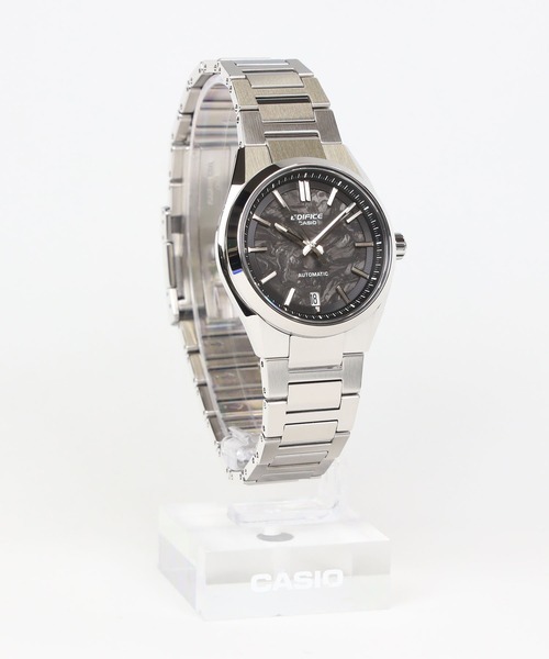 EDIFICE（エディフィス）の「メカニカル3針デイト / EFK-100YCD-1AJF（アナログ腕時計・メンズ・ブラック×シルバー・FREE）」の9枚目の写真