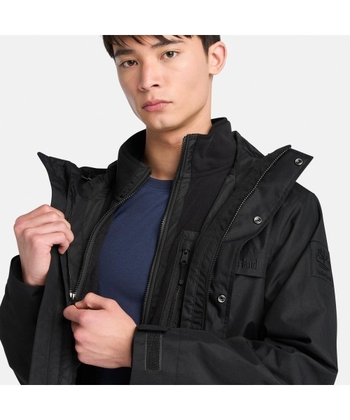 Timberland(ティンバーランド)の「ベントン ウォータープルーフ 3-in-1 ジャケット メンズ(その他アウター・メンズ・ブラック・LARGE/MEDIUM/SMALL/X-LARGE/XX-LARGE)」の3枚目の写真