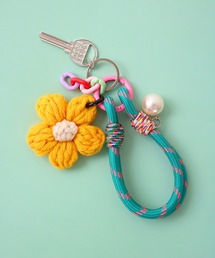 A.FLORE（アフローレ）の「〈A.FLORE/アフローレ〉マルチストラップ ドッグ フラワー アイスクリーム（キーホルダー）」