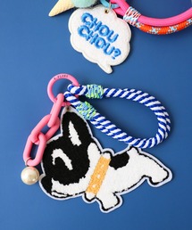 A.FLORE（アフローレ）の「〈A.FLORE/アフローレ〉マルチストラップ ドッグ フラワー アイスクリーム（キーホルダー）」