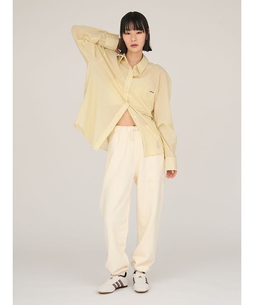 セール】エンブレムロゴスウェットパンツ（スウェットパンツ）｜emmi