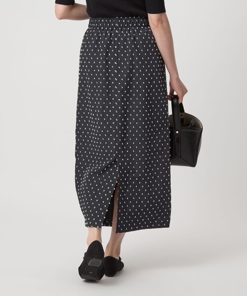 セール】ドットジャカード タイト スカート（スカート）｜green label