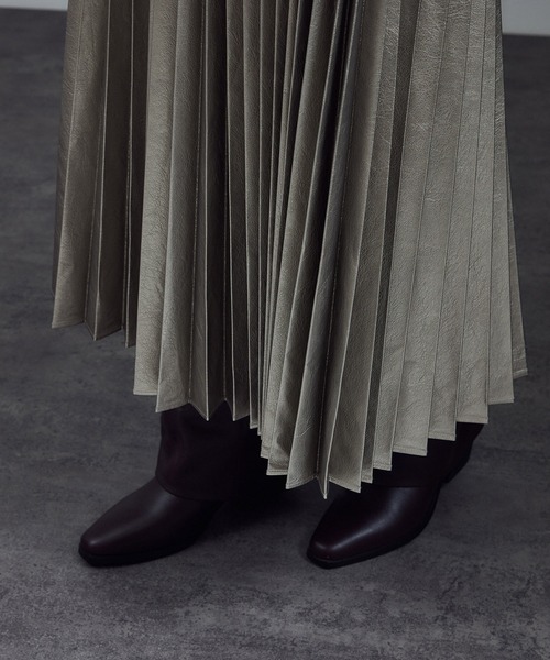SALON adam et rope'（サロン アダム エ ロペ）の「ウォッシャブルメタリックプリーツスカート 2（スカート・レディース・シルバー/その他1・FREE）」の11枚目の写真