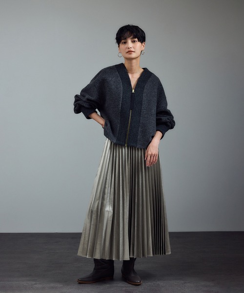 SALON adam et rope'（サロン アダム エ ロペ）の「ウォッシャブルメタリックプリーツスカート 2（スカート・レディース・シルバー/その他1・FREE）」の16枚目の写真