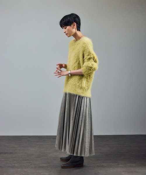 SALON adam et rope'（サロン アダム エ ロペ）の「ウォッシャブルメタリックプリーツスカート 2（スカート・レディース・シルバー/その他1・FREE）」の22枚目の写真