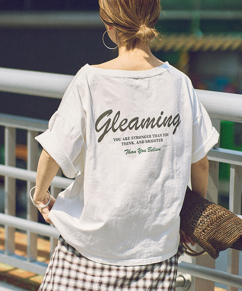 FRAMeWORK コラボ ロゴ ロンT ≪追加≫haru×FRAMeWORK コラボロゴTEE 2(Tシャツ/カットソー