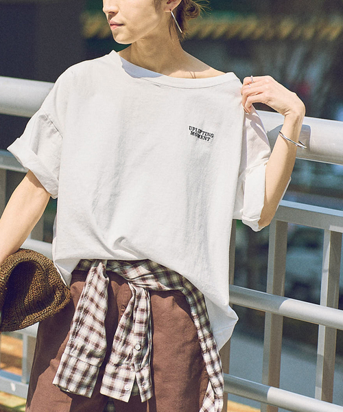 ≪追加≫haru×FRAMeWORK コラボロゴTEE 2（Tシャツ/カットソー