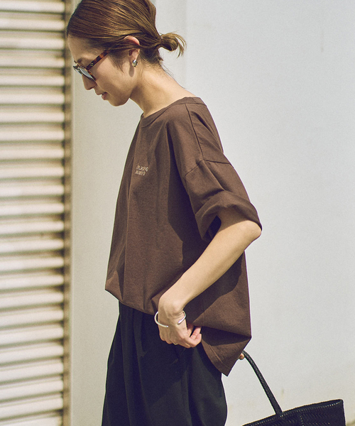 ≪追加≫haru×FRAMeWORK コラボロゴTEE 2（Tシャツ/カットソー