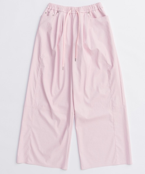 MAISON SPECIAL（メゾンスペシャル）の「Volume Wide Vegan Leather Pants/ボリュームワイドヴィーガンレザーパンツ（その他パンツ・レディース・ブルー/ピンク/ブラウン/ブラック・36/38）」の22枚目の写真