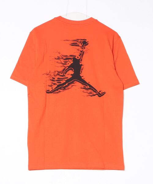 JORDAN BRAND（ジョーダンブランド）の「ジョーダン  ジョーダン DF SPRT JDN S/S クルー（Tシャツ/カットソー・メンズ・ブラック×ホワイト/オレンジ・2XL/XL/L/M/S/SS/3XL）」の3枚目の写真