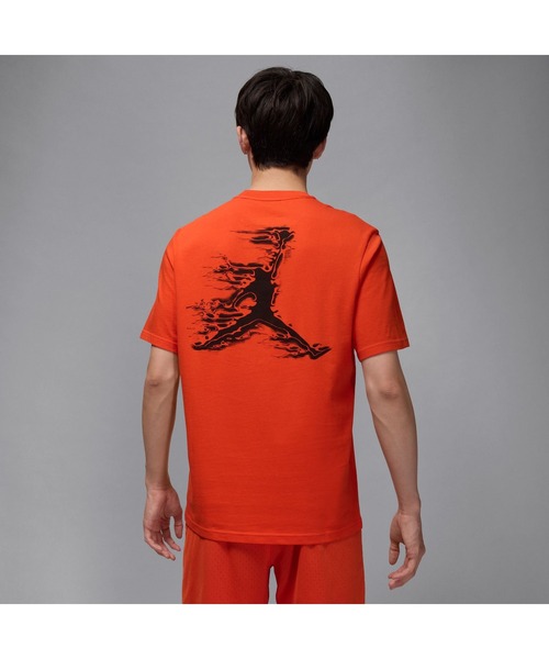 JORDAN BRAND（ジョーダンブランド）の「ジョーダン  ジョーダン DF SPRT JDN S/S クルー（Tシャツ/カットソー・メンズ・ブラック×ホワイト/オレンジ・2XL/XL/L/M/S/SS/3XL）」の5枚目の写真