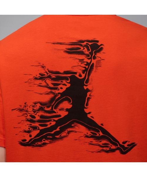 JORDAN BRAND（ジョーダンブランド）の「ジョーダン  ジョーダン DF SPRT JDN S/S クルー（Tシャツ/カットソー・メンズ・ブラック×ホワイト/オレンジ・2XL/XL/L/M/S/SS/3XL）」の7枚目の写真