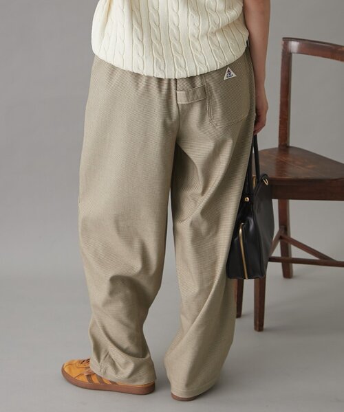 GEVACO（ゲバコ）の「【3サイズ展開】【GEVACO】チェックイージーパンツ（その他パンツ・レディース・ブラウン/チャコールグレー/ベージュ・MEDIUM/LARGE/SMALL）」の14枚目の写真