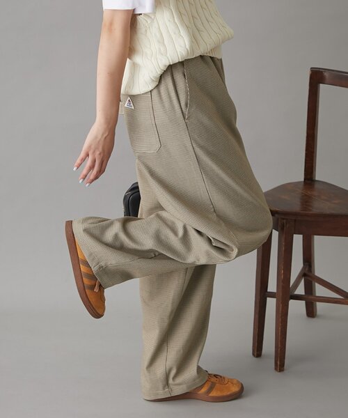 GEVACO（ゲバコ）の「【3サイズ展開】【GEVACO】チェックイージーパンツ（その他パンツ・レディース・ブラウン/チャコールグレー/ベージュ・MEDIUM/LARGE/SMALL）」の15枚目の写真