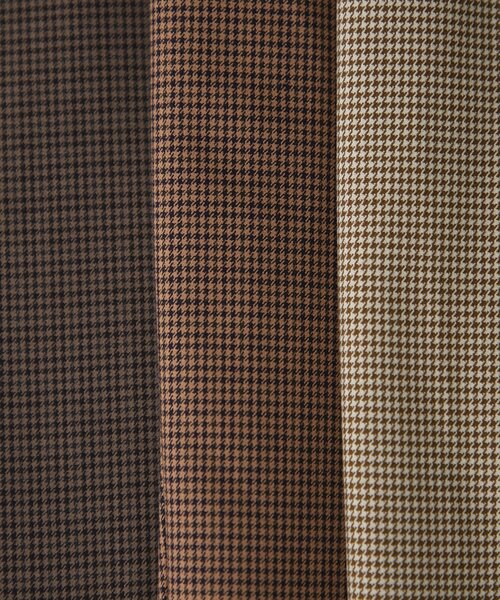 GEVACO（ゲバコ）の「【3サイズ展開】【GEVACO】チェックイージーパンツ（その他パンツ・レディース・ブラウン/チャコールグレー/ベージュ・MEDIUM/LARGE/SMALL）」の9枚目の写真