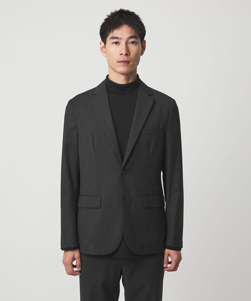 green label relaxing（グリーンレーベルリラクシング）の「TW サージ ナロー ジャケット -ストレッチ-（テーラードジャケット・メンズ・ダークグレー/モカ/ネイビー・S/M/L/XL）」の22枚目の写真