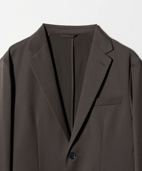 green label relaxing（グリーンレーベルリラクシング）の「TW サージ ナロー ジャケット -ストレッチ-（テーラードジャケット・メンズ・ダークグレー/モカ/ネイビー・S/M/L/XL）」の12枚目の写真