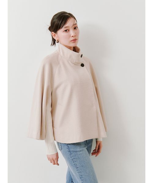 SNIDEL ショートケープコート SNIDEL（スナイデル）の「ショートケープコート（その他アウター