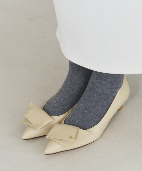 LE TALON ルタロン ポインテッドLモチーフパンプス 追加》3.5cmポインテッドLモチーフパンプス（パンプス）｜LE