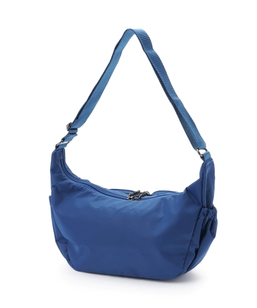 X-girl Stages（エックスガールステージス）の「ダブルポケットショルダーバッグ（ショルダーバッグ・キッズ・ピンク/ブラック/ブルー・F）」の4枚目の写真