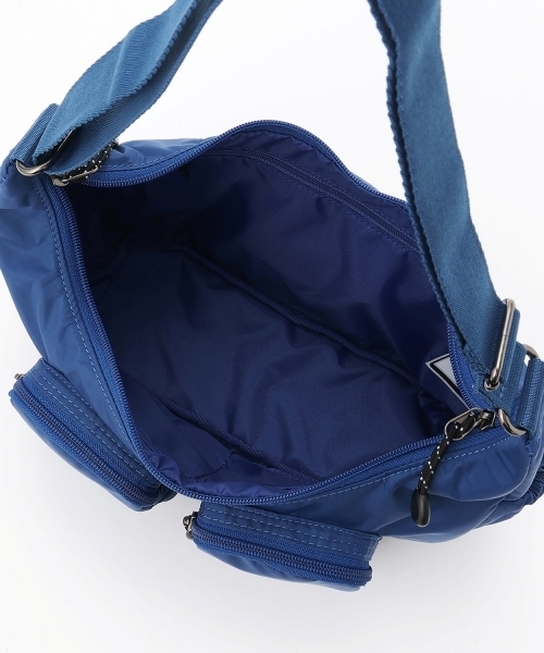 X-girl Stages（エックスガールステージス）の「ダブルポケットショルダーバッグ（ショルダーバッグ・キッズ・ピンク/ブラック/ブルー・F）」の9枚目の写真
