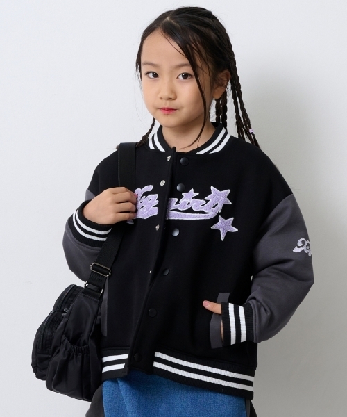 X-girl Stages（エックスガールステージス）の「ダブルポケットショルダーバッグ（ショルダーバッグ・キッズ・ピンク/ブラック/ブルー・F）」の17枚目の写真