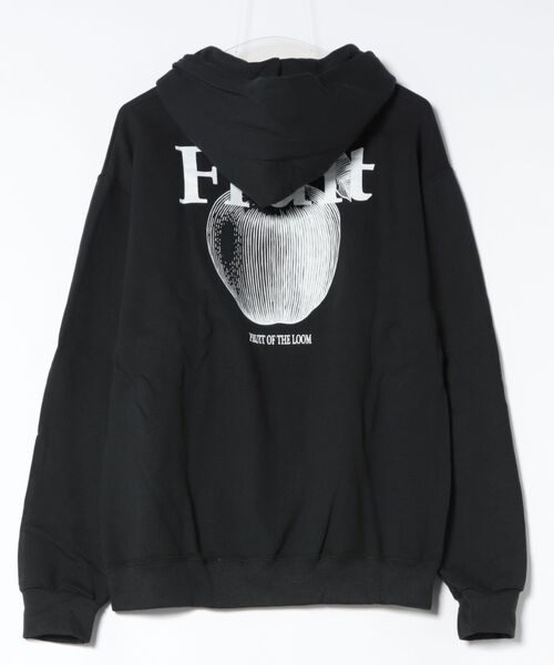 FRUIT OF THE LOOM（フルーツオブザルーム）の「FTL PRINT HOODIE3 / ユニセックス / ジェンダーレス / フーディ（パーカー・メンズ・ネイビー/ホワイト/ブラック/グレー・M/XL/L）」の5枚目の写真