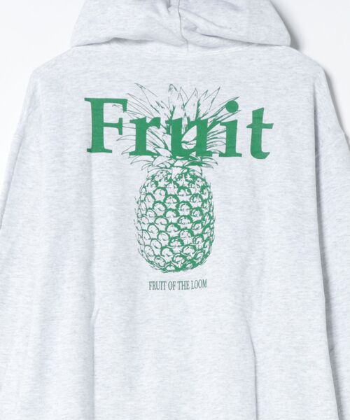 FRUIT OF THE LOOM（フルーツオブザルーム）の「FTL PRINT HOODIE3 / ユニセックス / ジェンダーレス / フーディ（パーカー・メンズ・ネイビー/ホワイト/ブラック/グレー・M/XL/L）」の7枚目の写真