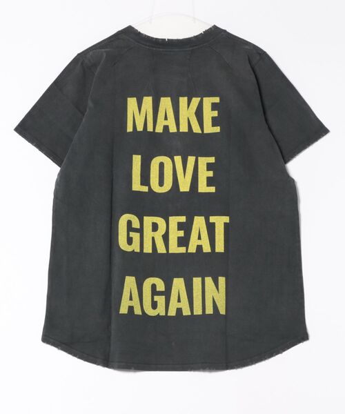 JUN/NAKAYAMA(ジュンナカヤマ)の「MAKE LOVE T-SHIRTS(Tシャツ/カットソー・メンズ・ブラック・SMALL/X-LARGE)」の2枚目の写真