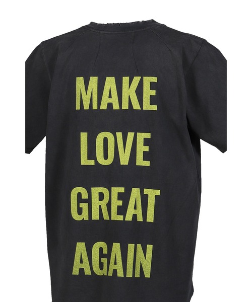 JUN/NAKAYAMA(ジュンナカヤマ)の「MAKE LOVE T-SHIRTS(Tシャツ/カットソー・メンズ・ブラック・SMALL/X-LARGE)」の3枚目の写真