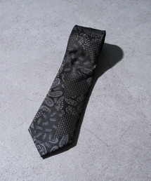 ZIP FIVE（ジップファイブ）の「とろみ総柄ネクタイ 大きめペイズリー イージーケア ネクタイ（ネクタイ）」