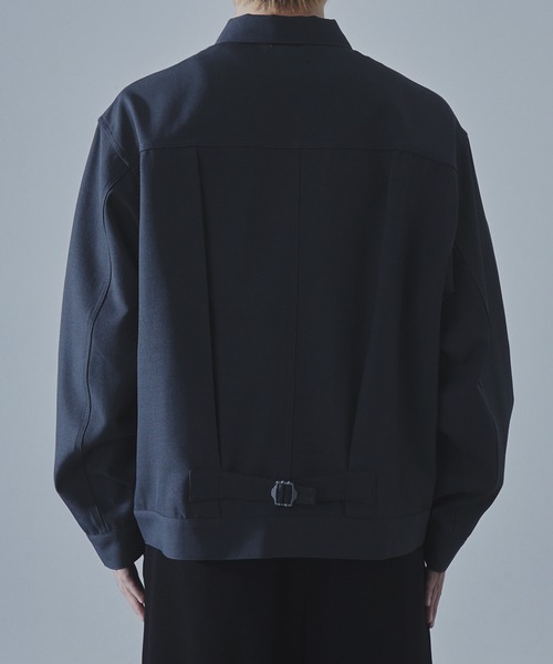 SLICK（スリック）の「【SLICK/スリック】Tech Twill Trucker Jacket/テックツイルトラッカージャケット/ クラシック/セットアップ（その他アウター・メンズ・ブラック/スミクロ/ブラウン・1/2/3）」の5枚目の写真