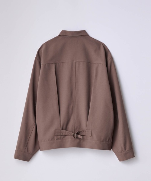 SLICK（スリック）の「【SLICK/スリック】Tech Twill Trucker Jacket/テックツイルトラッカージャケット/ クラシック/セットアップ（その他アウター・メンズ・ブラック/スミクロ/ブラウン・1/2/3）」の22枚目の写真