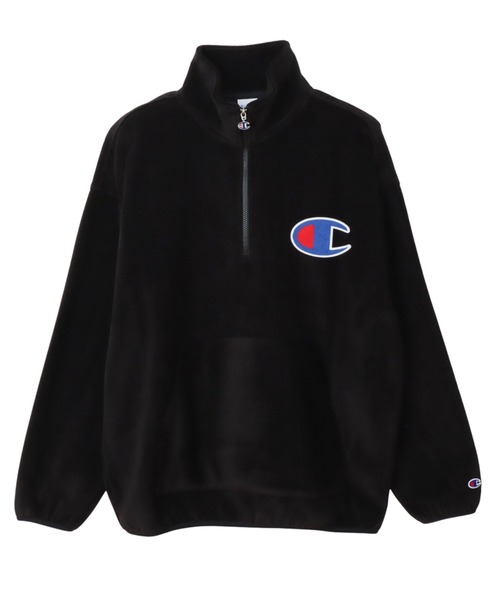チャンピオン ＨＡＬＦ　ＺＩＰ　ＪＡＣＫＥＴ スポーツカジュアル メンズアウター C3-C615-BLK セール】Champion Half Zip Jacket C3-C615（スウェット）｜Champion