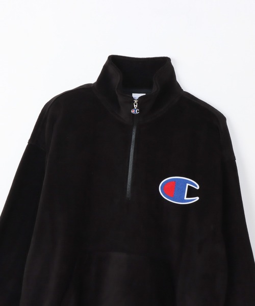 Champion(チャンピオン)の「Champion Half Zip Jacket C3-C615(スウェット・メンズ・ブラック/ブルー/ダークグリーン/パープル/ゴールド・XL/L/M)」の9枚目の写真