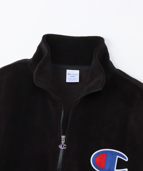 Champion(チャンピオン)の「Champion Half Zip Jacket C3-C615(スウェット・メンズ・ブラック/ブルー/ダークグリーン/パープル/ゴールド・XL/L/M)」の8枚目の写真