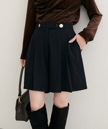 【canami】プリーツショートパンツ