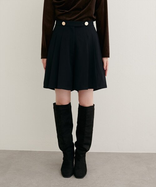 natural couture（ナチュラルクチュール）の「【canami】プリーツショートパンツ（その他パンツ・レディース・ブラック/アイボリー/ブラウン・FREE）」の18枚目の写真