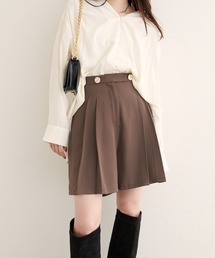 natural couture | WEB限定／【canami】プリーツショートパンツ(その他パンツ)