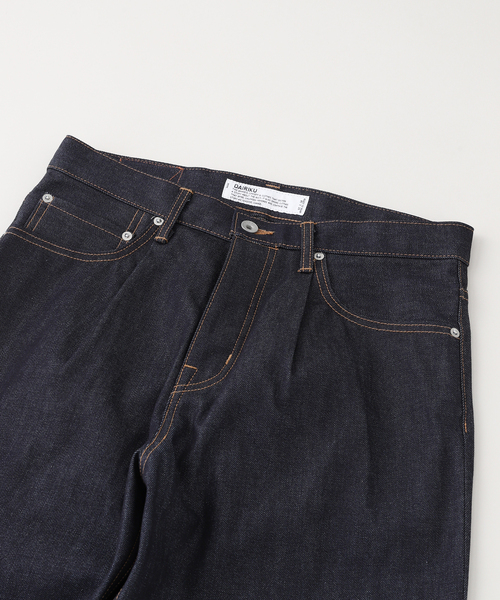 DAIRIKU（ダイリク）の「DAIRIKU / ダイリク "Wide" Rigid Denim Pants（デニムパンツ・メンズ・ブルー・MEDIUM/SMALL）」の3枚目の写真