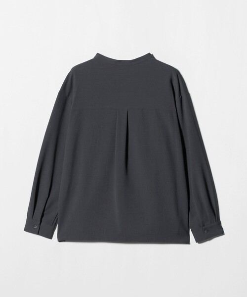 green label relaxing（グリーンレーベルリラクシング）の「スキッパー ポケット ロングスリーブ シャツ マシンウォッシャブル（シャツ/ブラウス・レディース・オフホワイト/ライム/ダークグレー・FREE）」の20枚目の写真